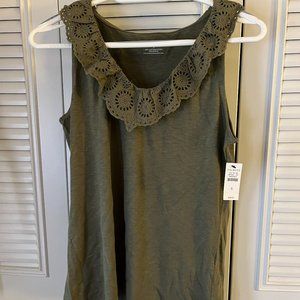 Talbots Green Tank top